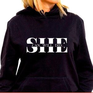 SHE she can will and did